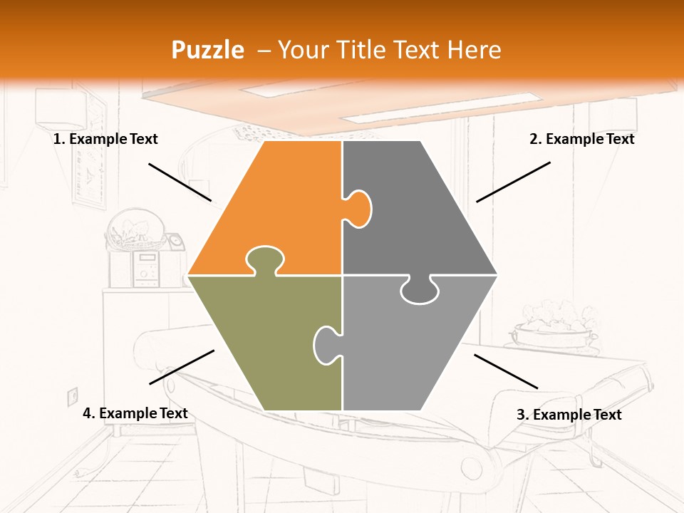 Spa Table Bed PowerPoint Template