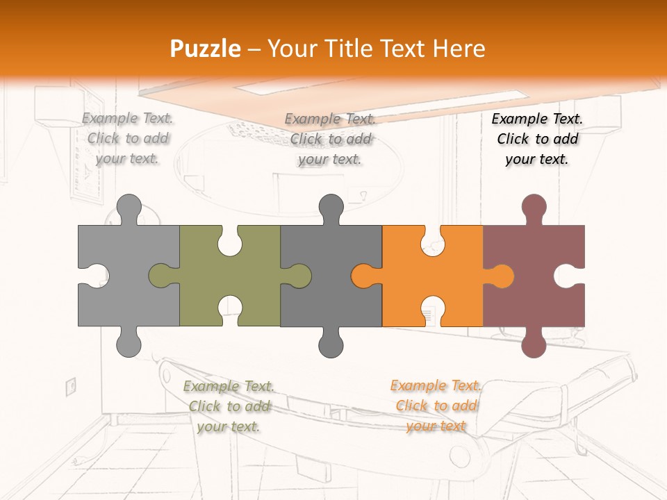 Spa Table Bed PowerPoint Template