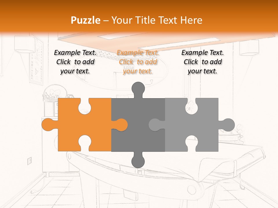 Spa Table Bed PowerPoint Template