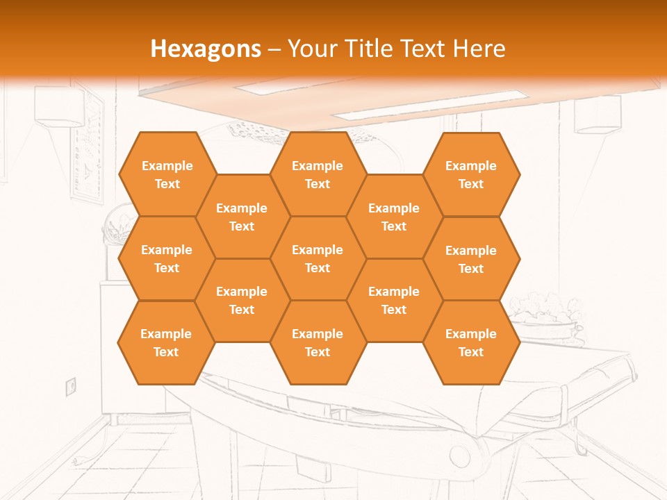 Spa Table Bed PowerPoint Template