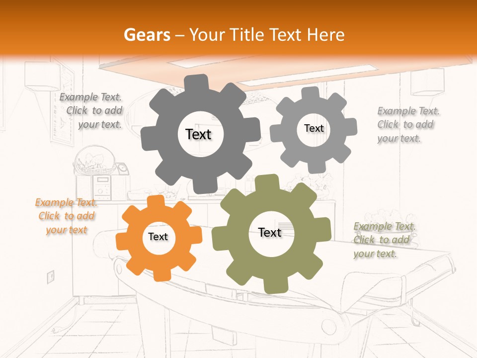 Spa Table Bed PowerPoint Template