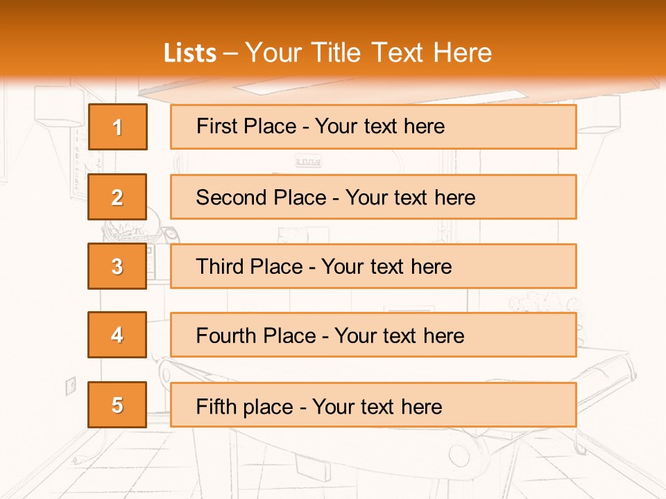 Spa Table Bed PowerPoint Template