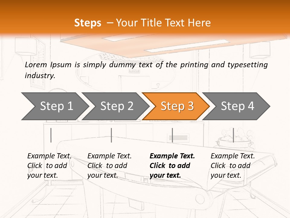 Spa Table Bed PowerPoint Template
