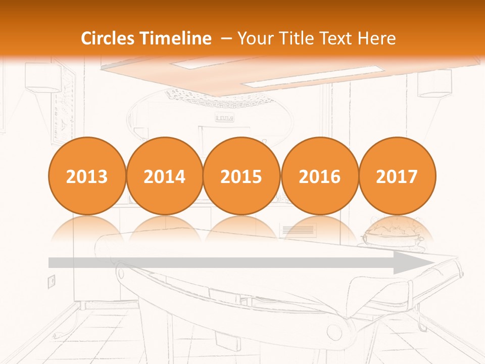 Spa Table Bed PowerPoint Template