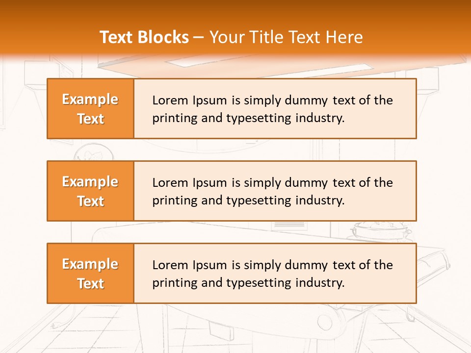 Spa Table Bed PowerPoint Template