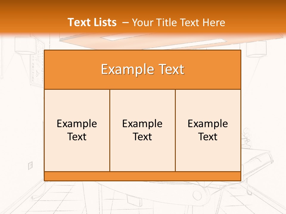 Spa Table Bed PowerPoint Template