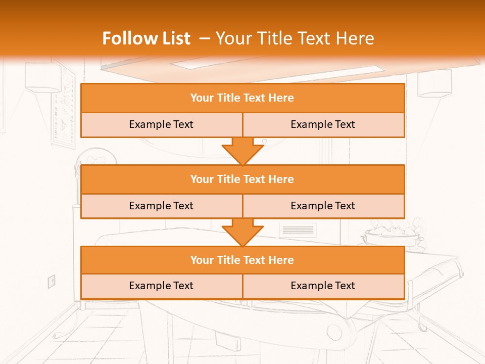 Spa Table Bed PowerPoint Template