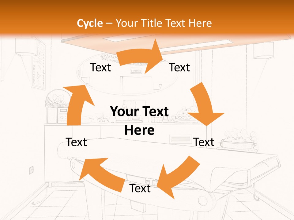 Spa Table Bed PowerPoint Template