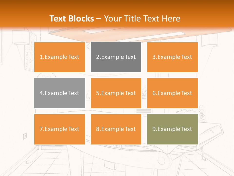 Spa Table Bed PowerPoint Template