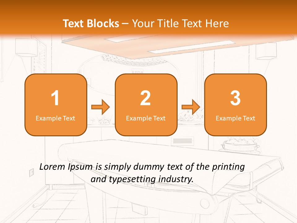 Spa Table Bed PowerPoint Template
