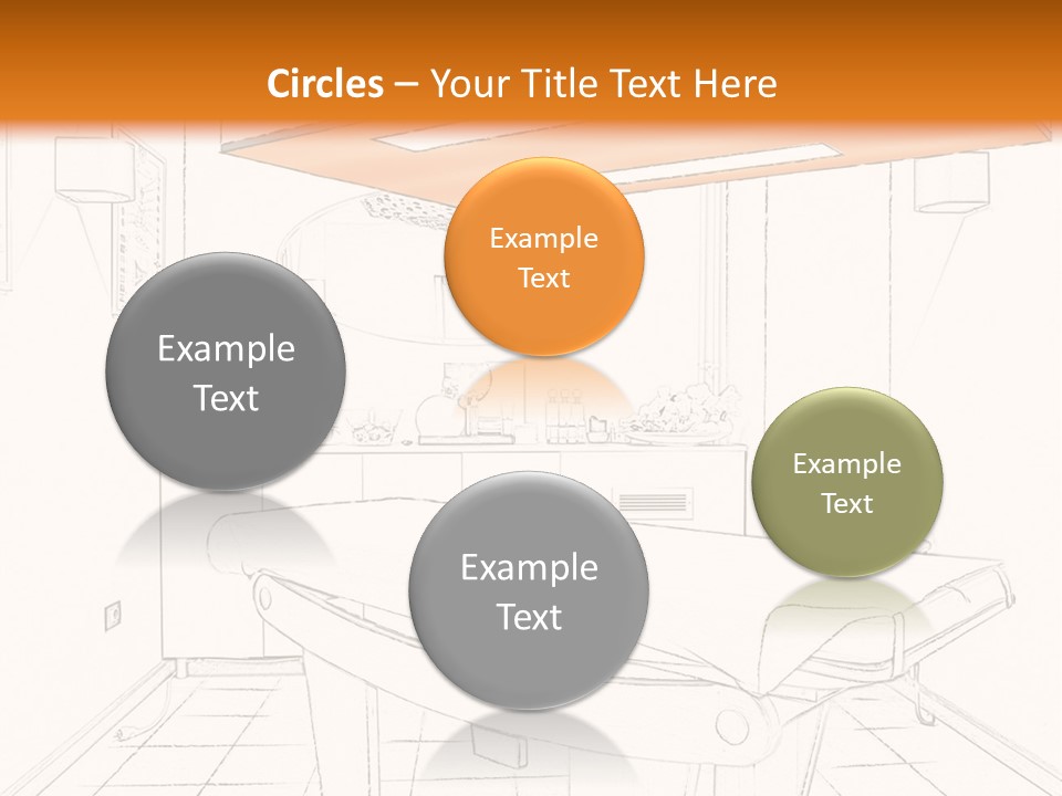 Spa Table Bed PowerPoint Template