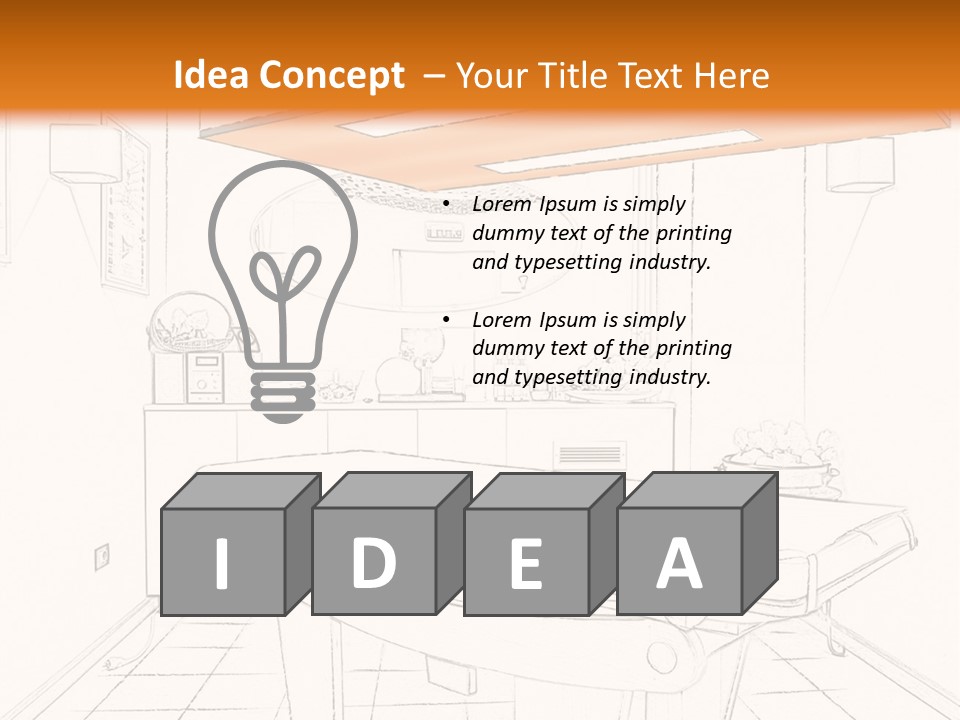 Spa Table Bed PowerPoint Template