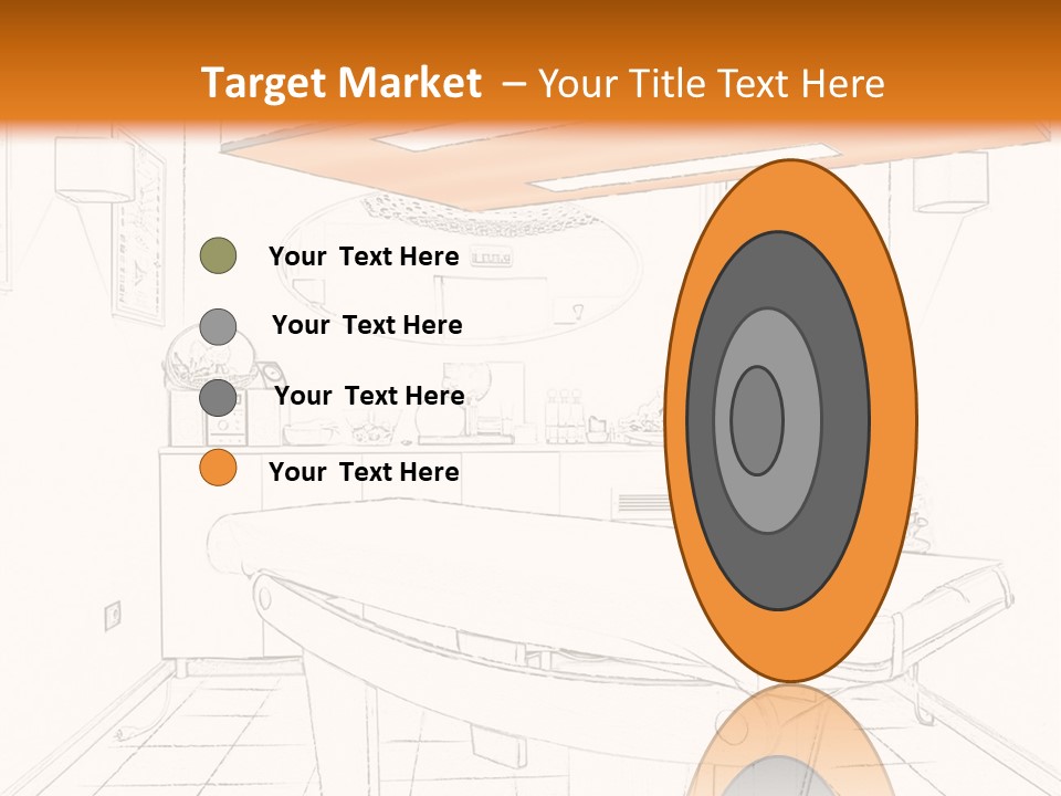 Spa Table Bed PowerPoint Template