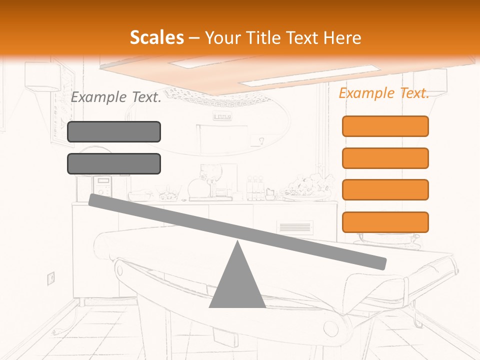 Spa Table Bed PowerPoint Template
