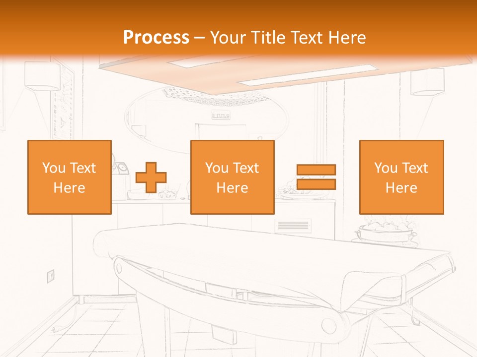 Spa Table Bed PowerPoint Template