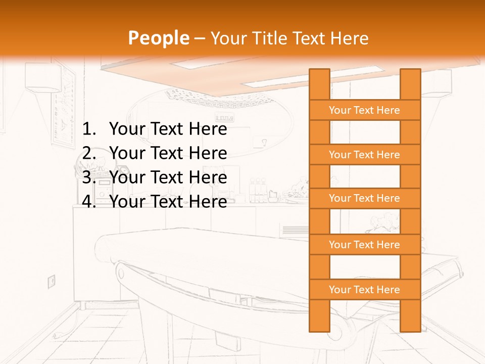 Spa Table Bed PowerPoint Template