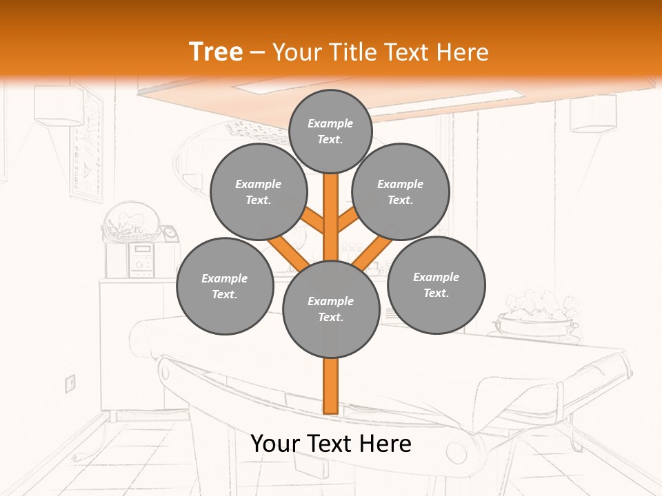 Spa Table Bed PowerPoint Template