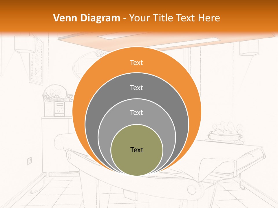 Spa Table Bed PowerPoint Template