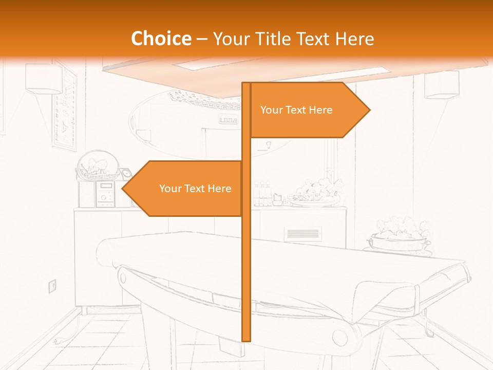 Spa Table Bed PowerPoint Template