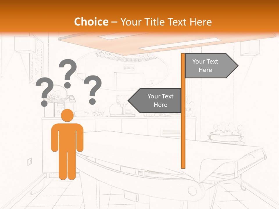 Spa Table Bed PowerPoint Template