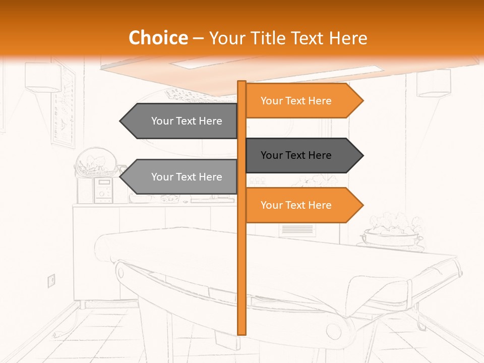 Spa Table Bed PowerPoint Template