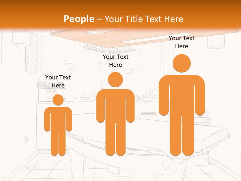 Spa Table Bed PowerPoint Template