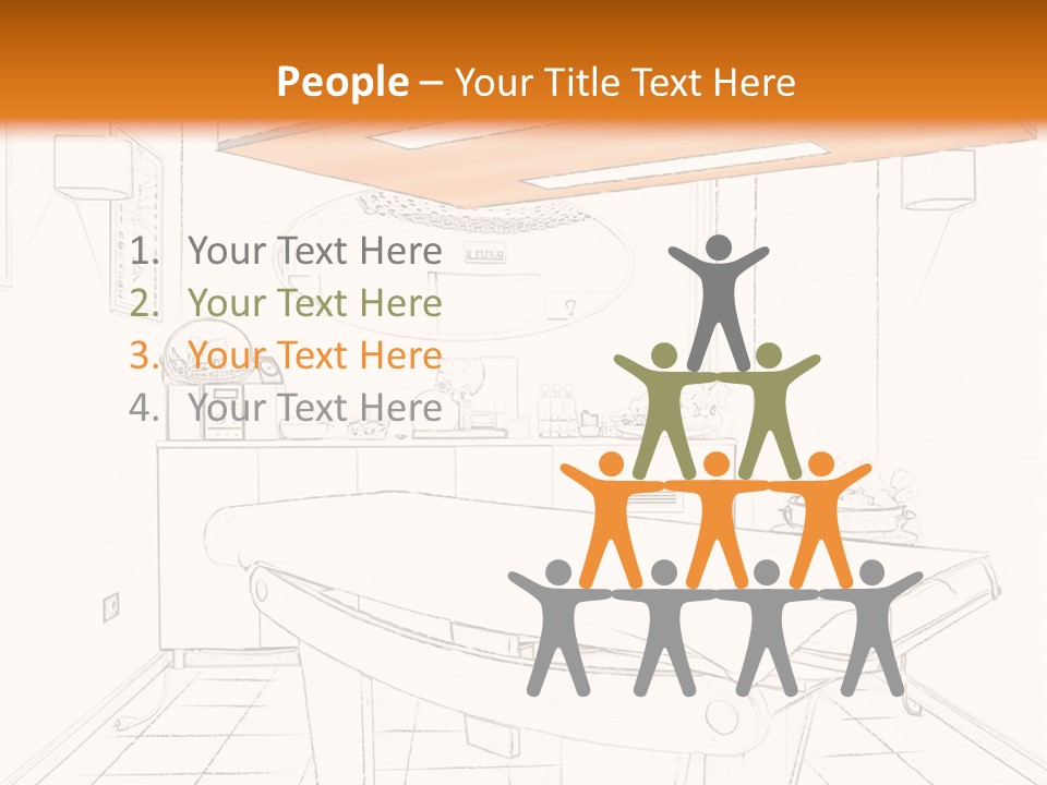 Spa Table Bed PowerPoint Template