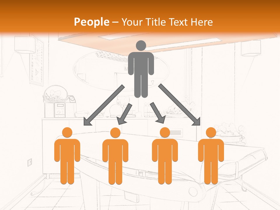 Spa Table Bed PowerPoint Template