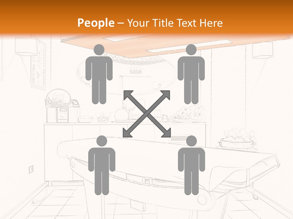 Spa Table Bed PowerPoint Template