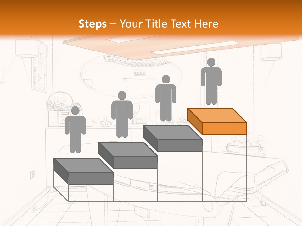 Spa Table Bed PowerPoint Template