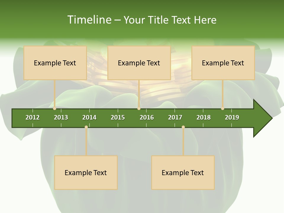 Gold Salary Closeup PowerPoint Template