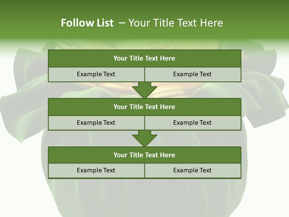 Gold Salary Closeup PowerPoint Template