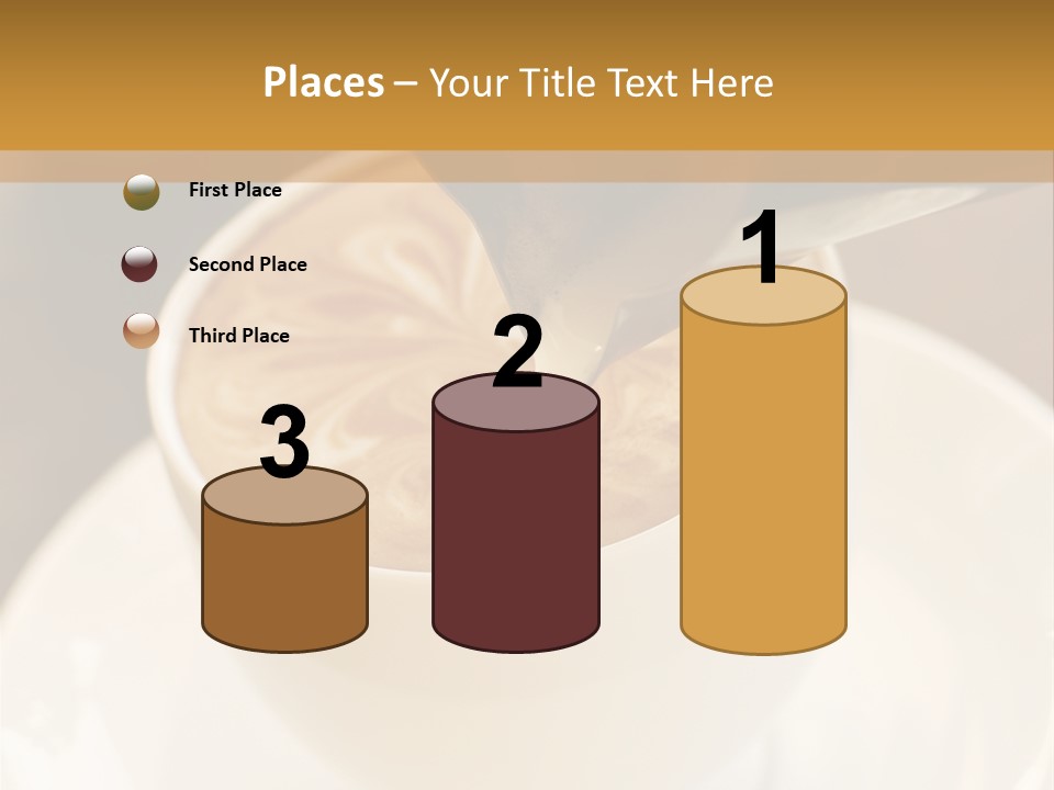 Cafe Dishware Refreshment PowerPoint Template
