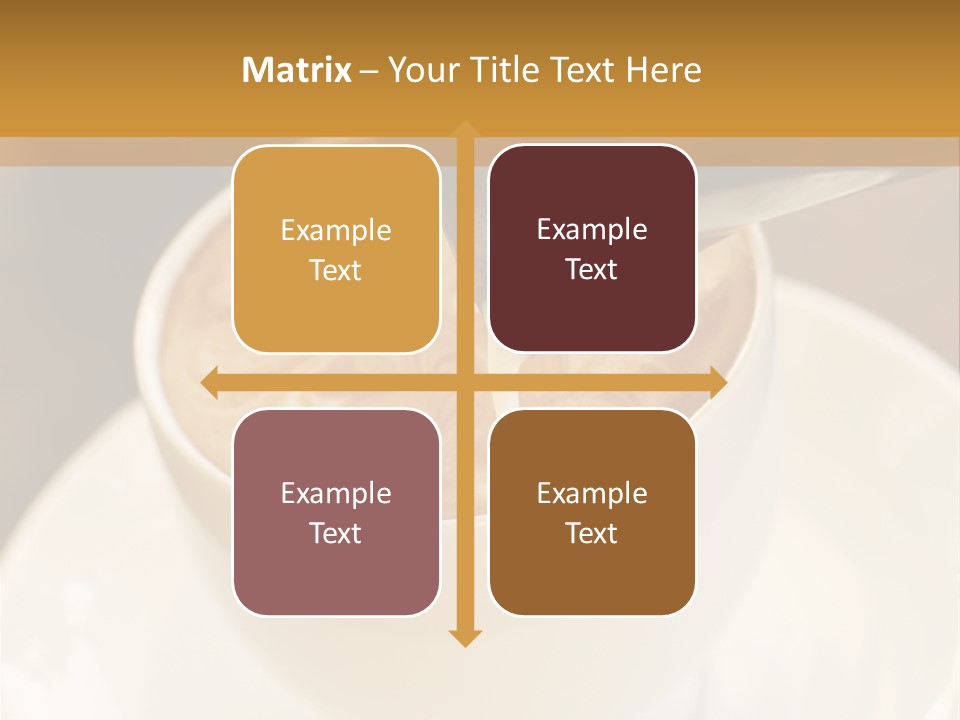 Cafe Dishware Refreshment PowerPoint Template