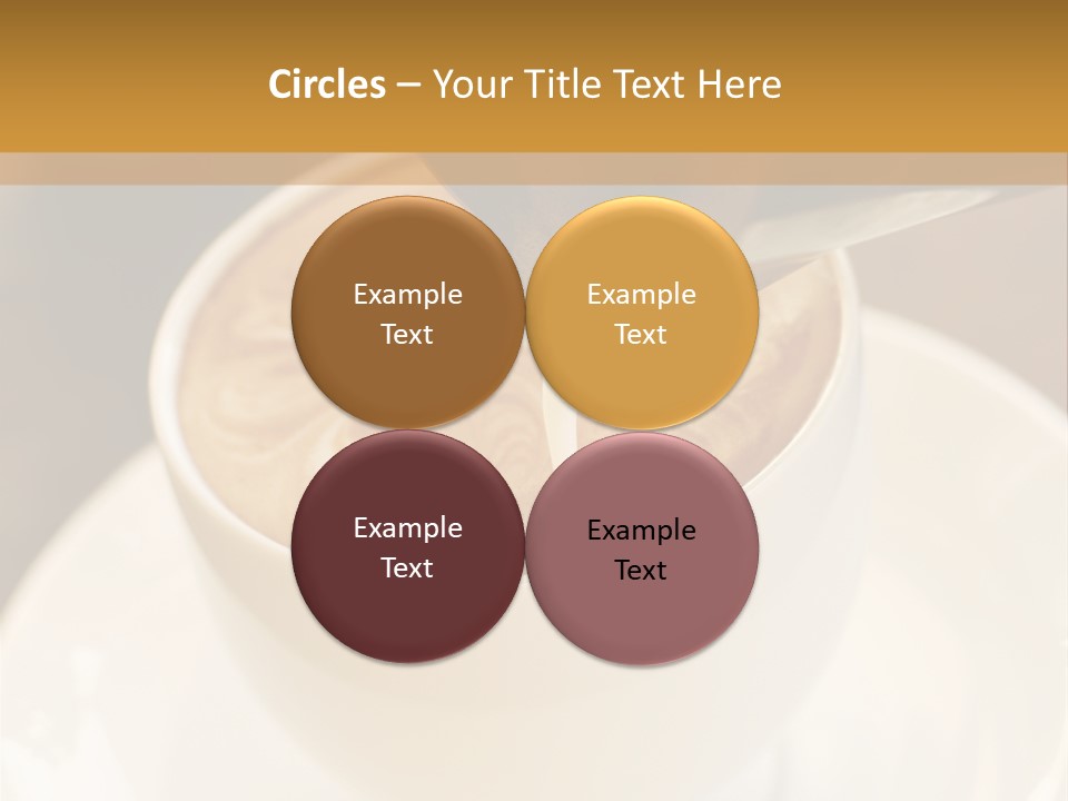 Cafe Dishware Refreshment PowerPoint Template