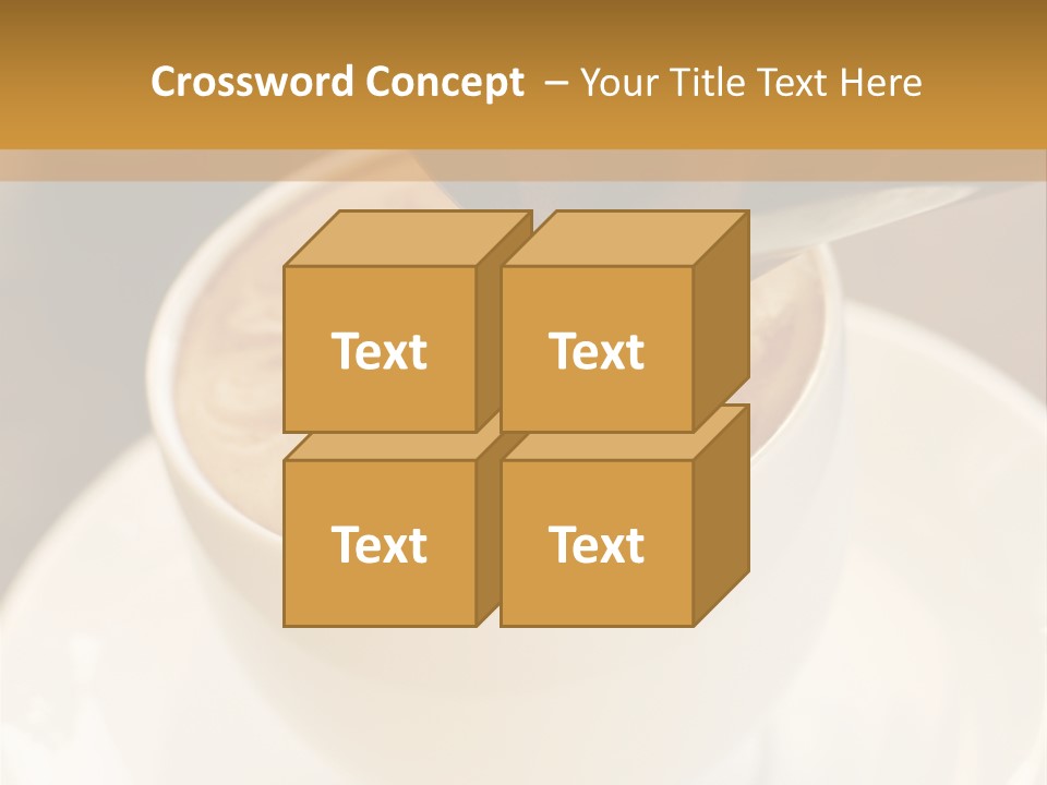 Cafe Dishware Refreshment PowerPoint Template