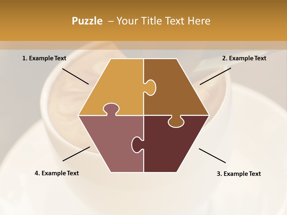 Cafe Dishware Refreshment PowerPoint Template