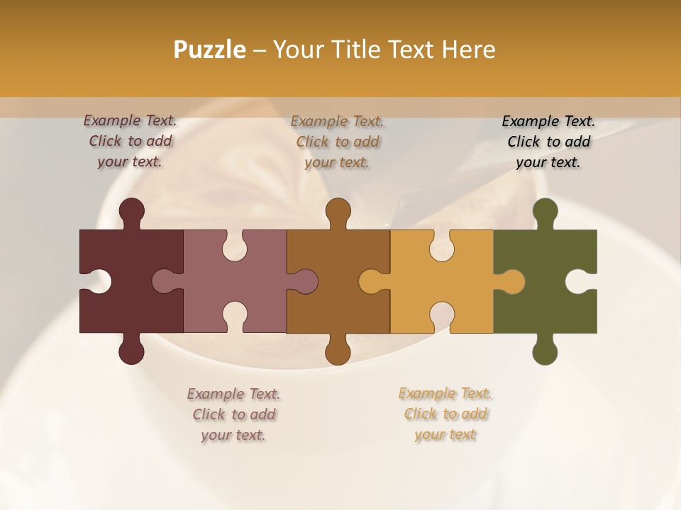 Cafe Dishware Refreshment PowerPoint Template