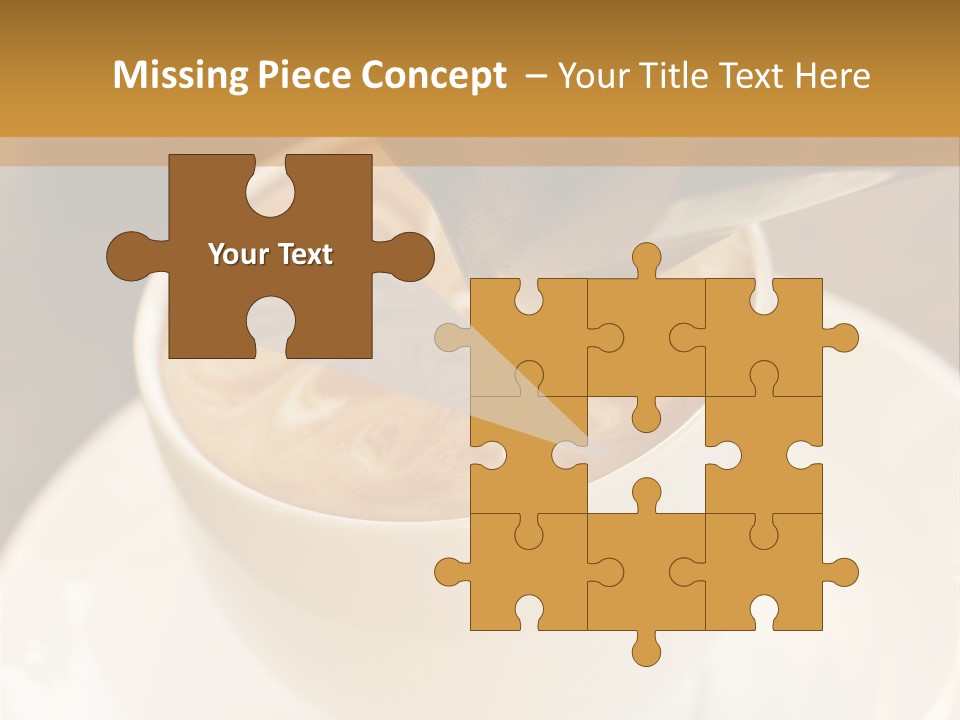 Cafe Dishware Refreshment PowerPoint Template