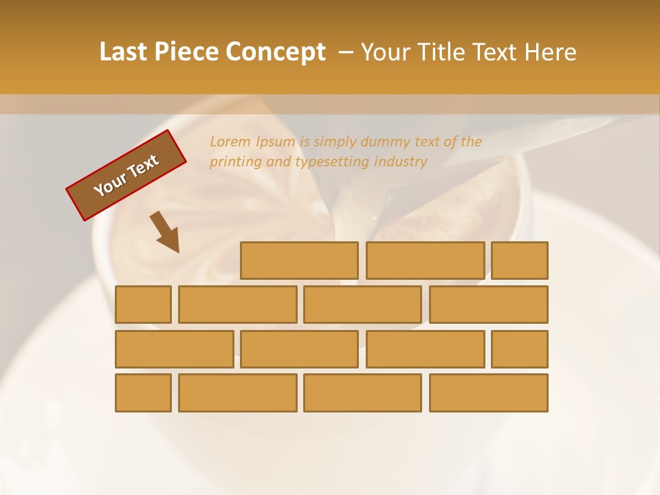 Cafe Dishware Refreshment PowerPoint Template