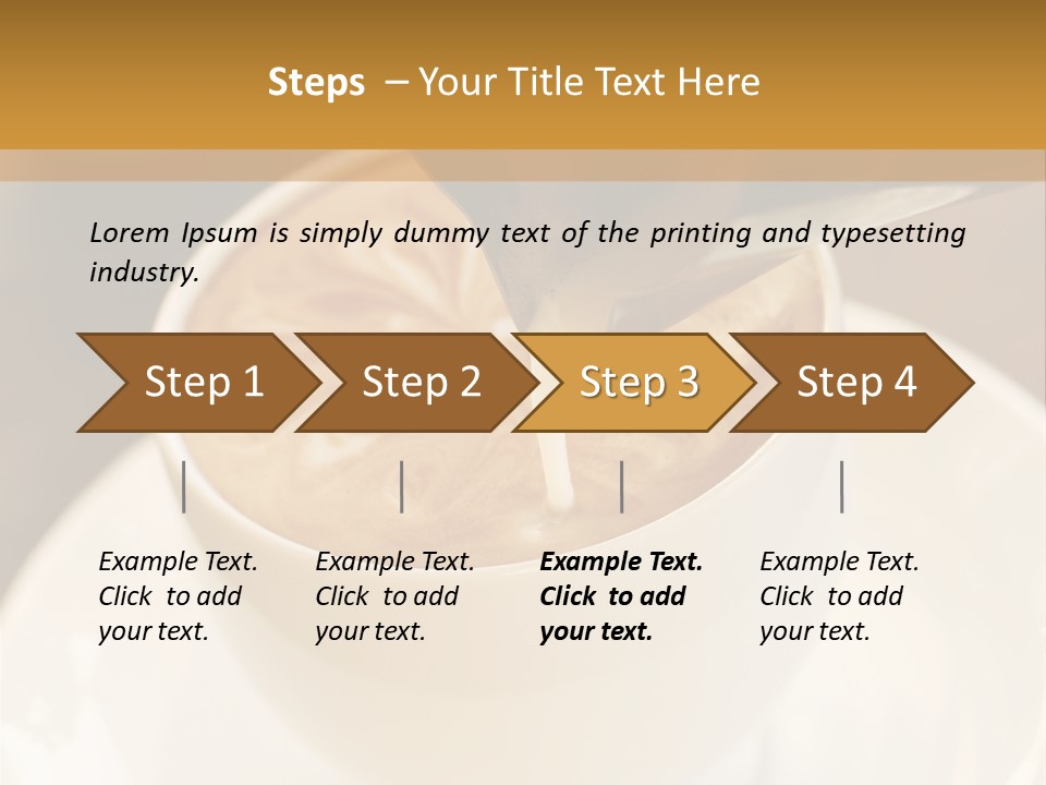 Cafe Dishware Refreshment PowerPoint Template
