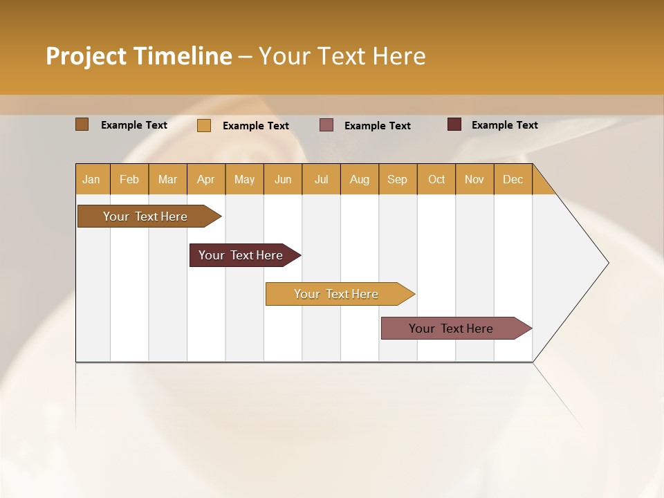 Cafe Dishware Refreshment PowerPoint Template