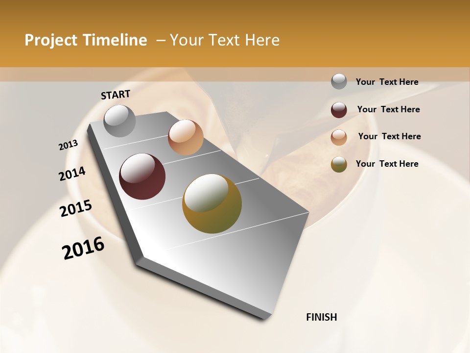 Cafe Dishware Refreshment PowerPoint Template
