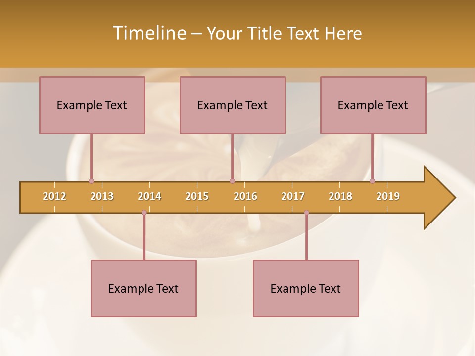 Cafe Dishware Refreshment PowerPoint Template