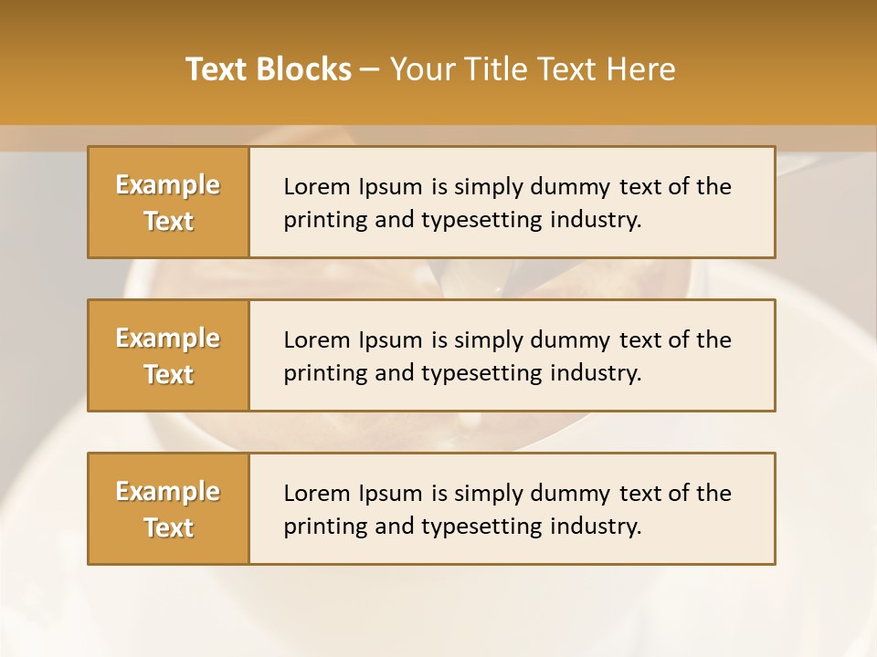 Cafe Dishware Refreshment PowerPoint Template