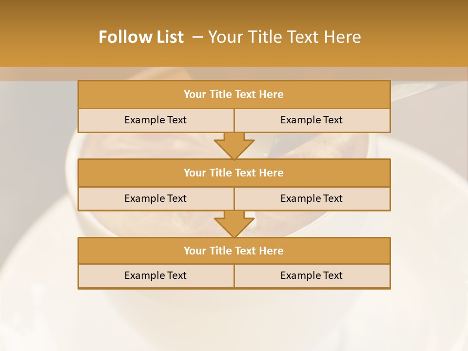 Cafe Dishware Refreshment PowerPoint Template