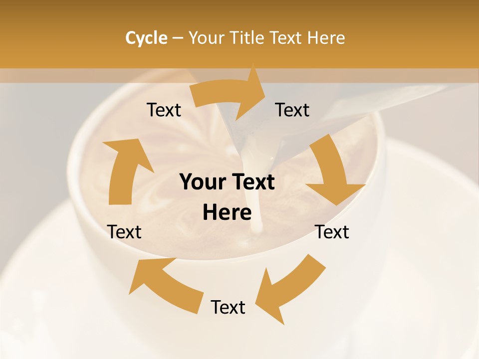 Cafe Dishware Refreshment PowerPoint Template