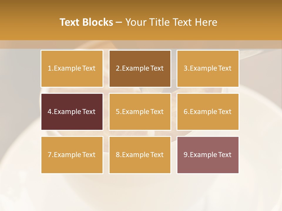 Cafe Dishware Refreshment PowerPoint Template