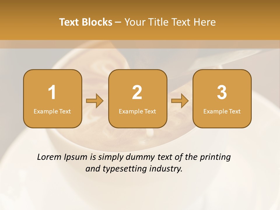 Cafe Dishware Refreshment PowerPoint Template