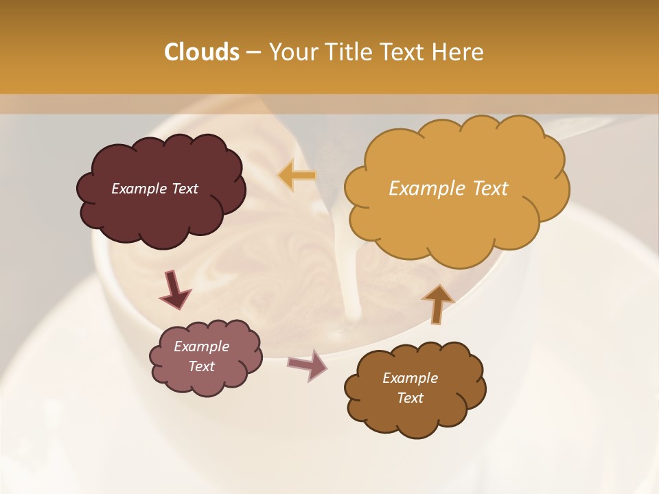 Cafe Dishware Refreshment PowerPoint Template